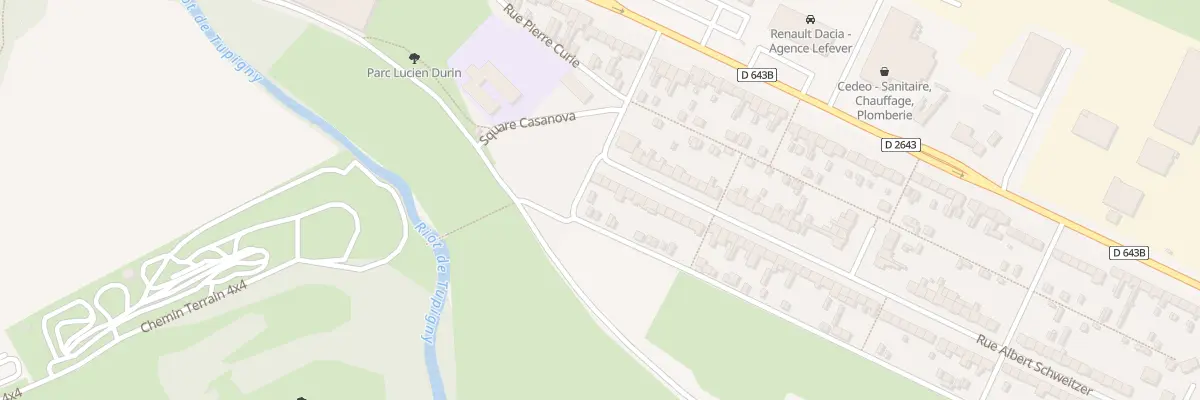 Plan du 8 Rue Albert Schweitzer au Cateau-Cambrésis
