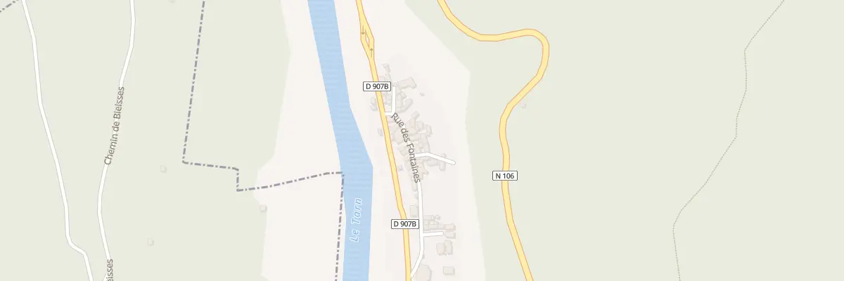 Plan du 19 Rue des Fontaines à Ispagnac