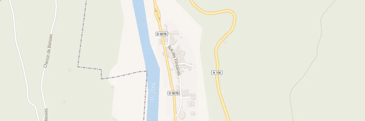 Plan du 1 Che de Fraissinet à Ispagnac