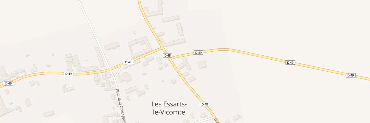 Plan du 2 La Gare aux Essarts-le-Vicomte