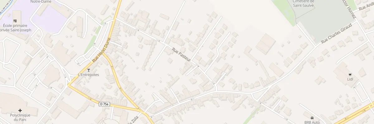 Plan du 34 Rue Pasteur à Saint-Saulve