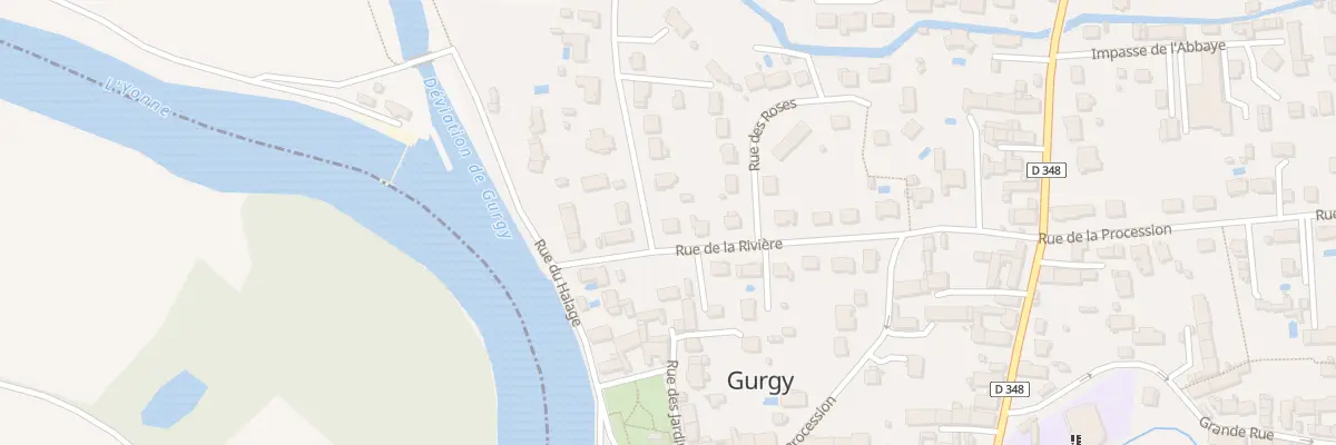 Plan du 1 Rue de la Rivière à Gurgy