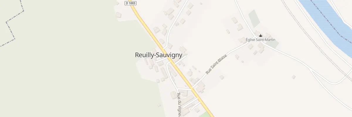 Plan du 8 Rue de Paris à Reuilly-Sauvigny