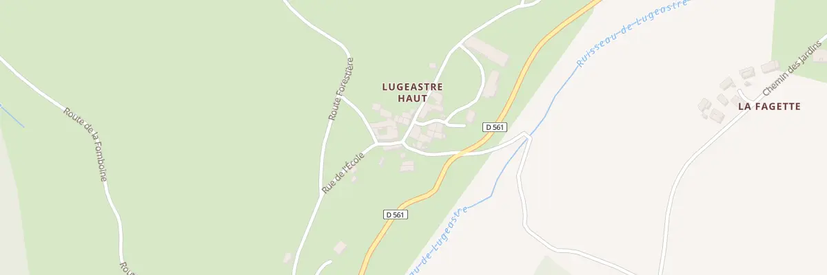 Plan du 5166 Lugeastre Haut à Saint-Didier-sur-Doulon