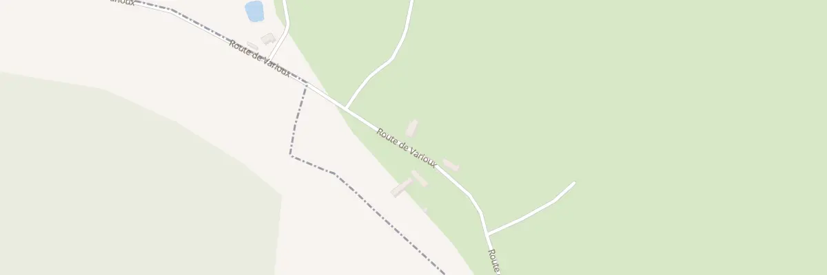 Plan du 270 Varioux à Champvert