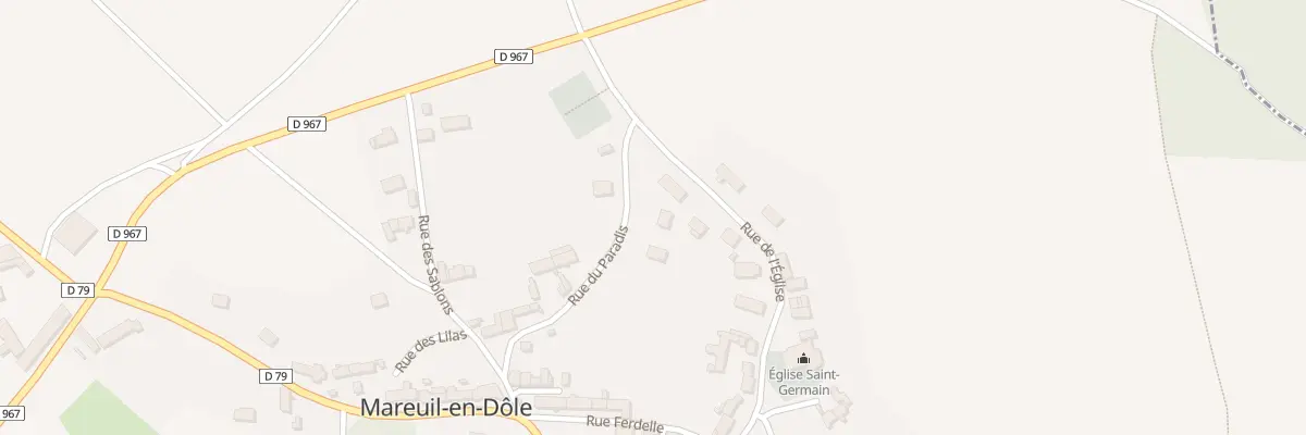 Plan du 325 Rue de l’Eglise à Mareuil-en-Dôle