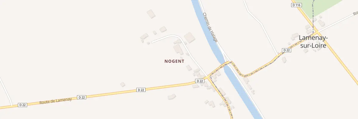 Plan du 156 Nogent à Lamenay-sur-Loire