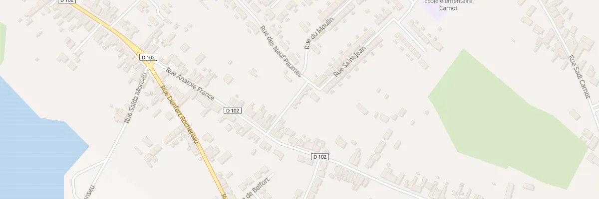 Plan du 23 Rue Saint Jean à Vieux-Condé