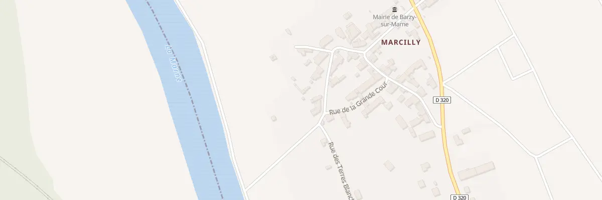 Plan du 20 Rue des Lilas à Barzy-sur-Marne