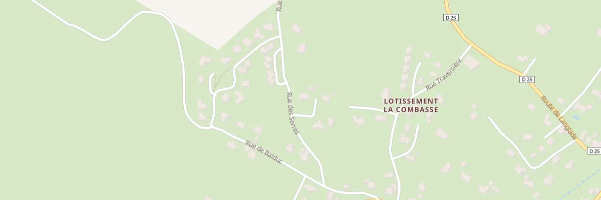 Plan du 5663 Lous Serres à Saint-Étienne-du-Valdonnez