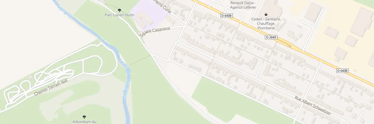 Plan du 16 Rue Albert Schweitzer au Cateau-Cambrésis