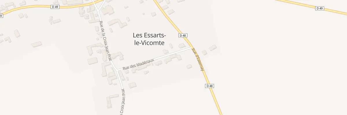 Plan du 1 Rue des Maderiaux aux Essarts-le-Vicomte