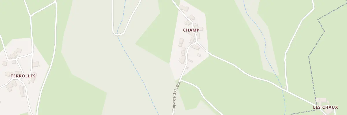 Plan du 5083A Champ à Domaize