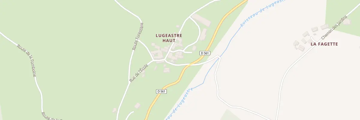 Plan du 5165 Lugeastre Haut à Saint-Didier-sur-Doulon