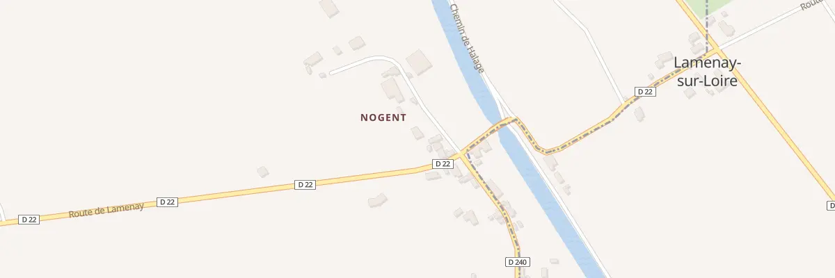 Plan du 3A Village de Nogent à Cossaye