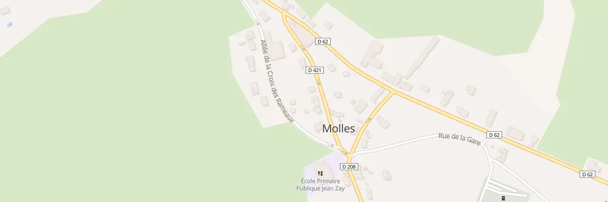 Plan du 35 Rue du Bourg à Molles