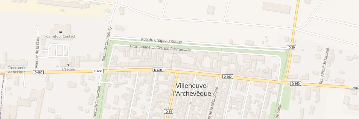 Plan du 56 Rue Bréard à Villeneuve-l’Archevêque