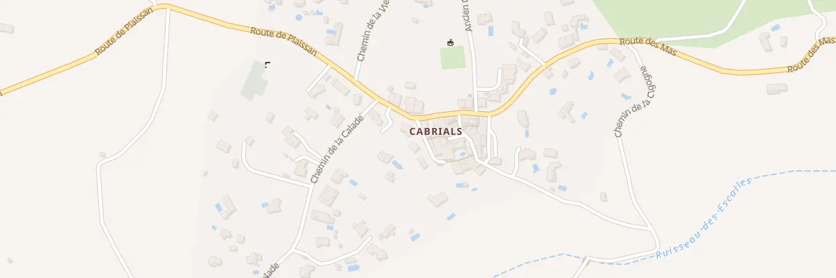 Plan du 5050 Cabrials à Aumelas