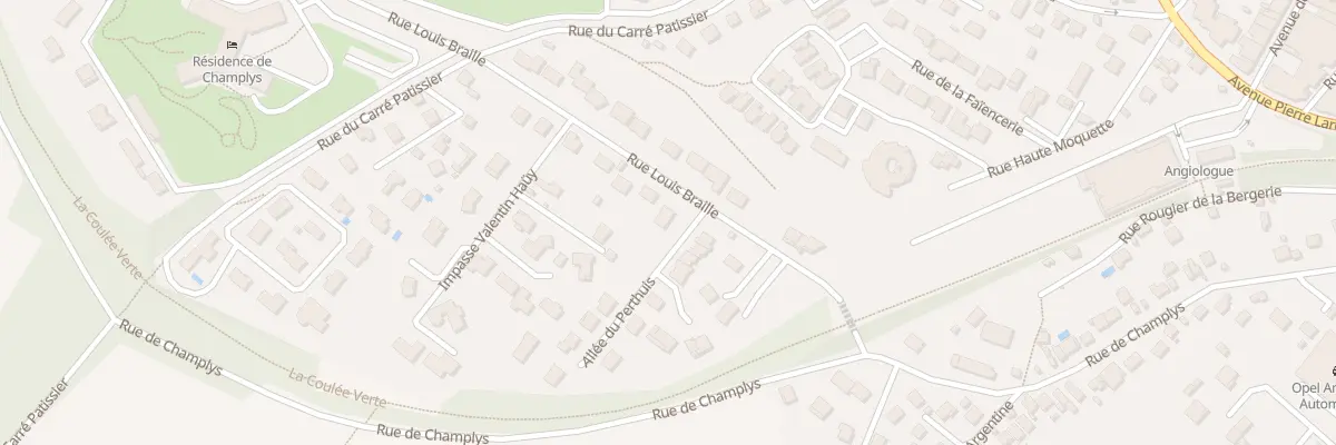 Plan du 21 Rue Louis Braille à Auxerre