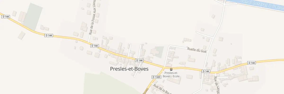 Plan du 1 Rle du Lavoir à Presles-et-Boves