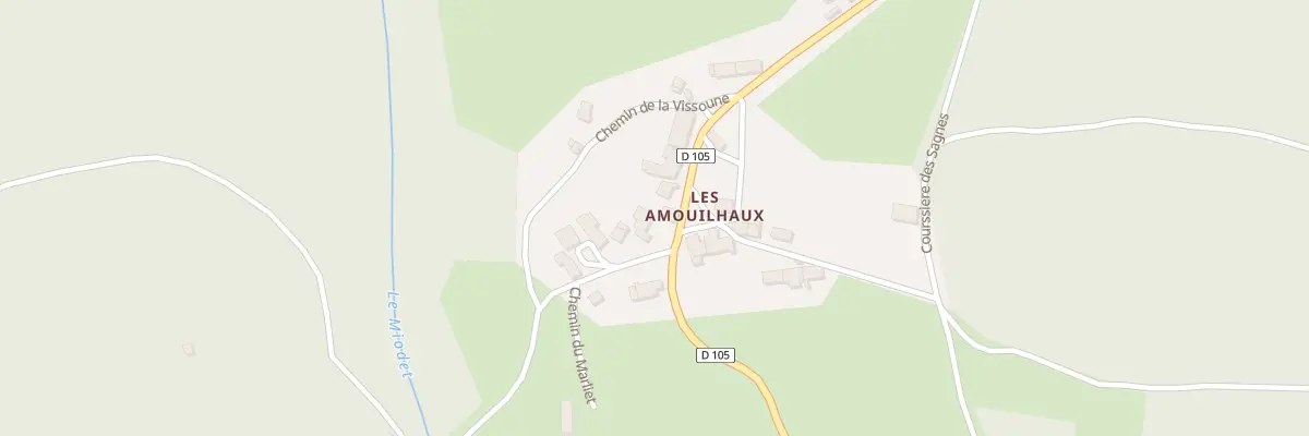 Plan du 5039A Les Amouilhaux à Saint-Éloy-la-Glacière