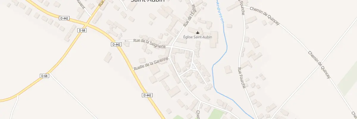 Plan du 1 Rue du Moulin à Saint-Aubin