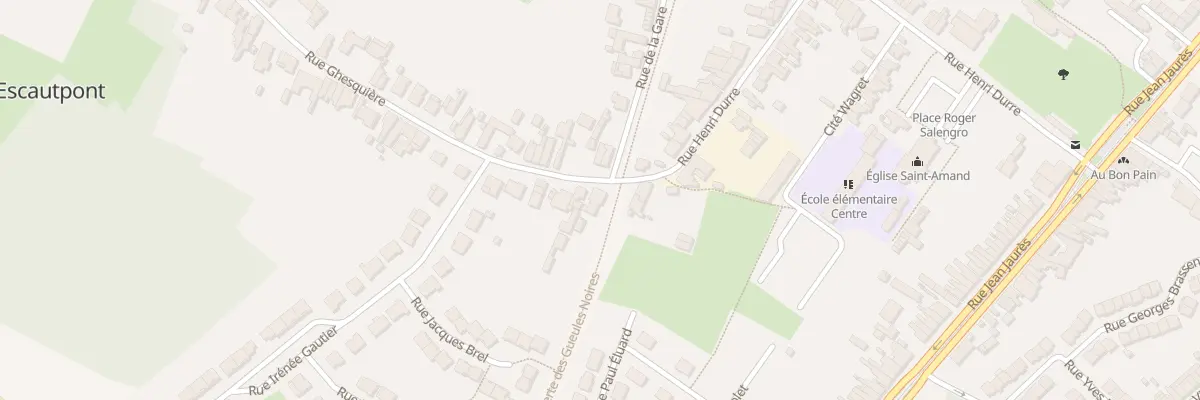 Plan du 18 Rue Ghesquiere à Escautpont