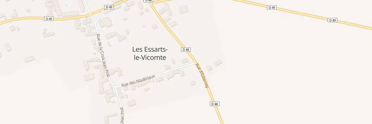 Plan du 2 Rue des Maderiaux aux Essarts-le-Vicomte
