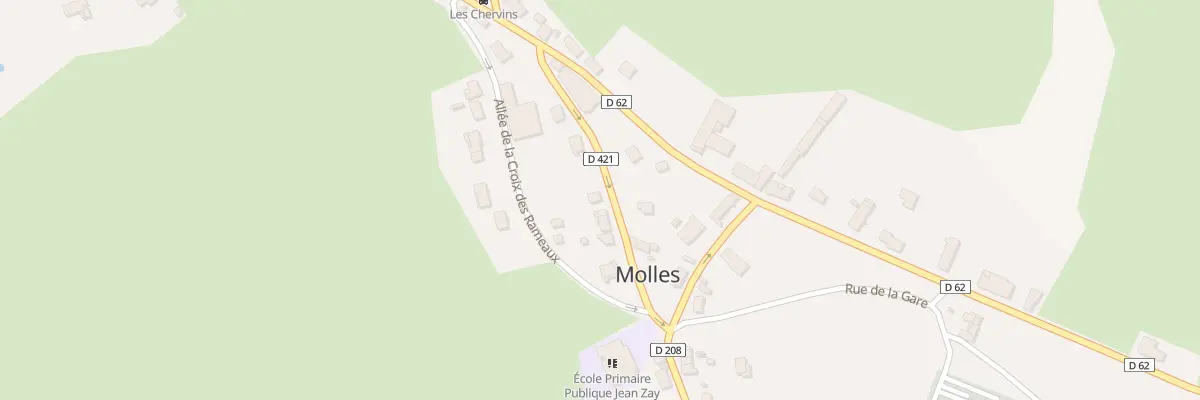 Plan du 37 Rue du Bourg à Molles