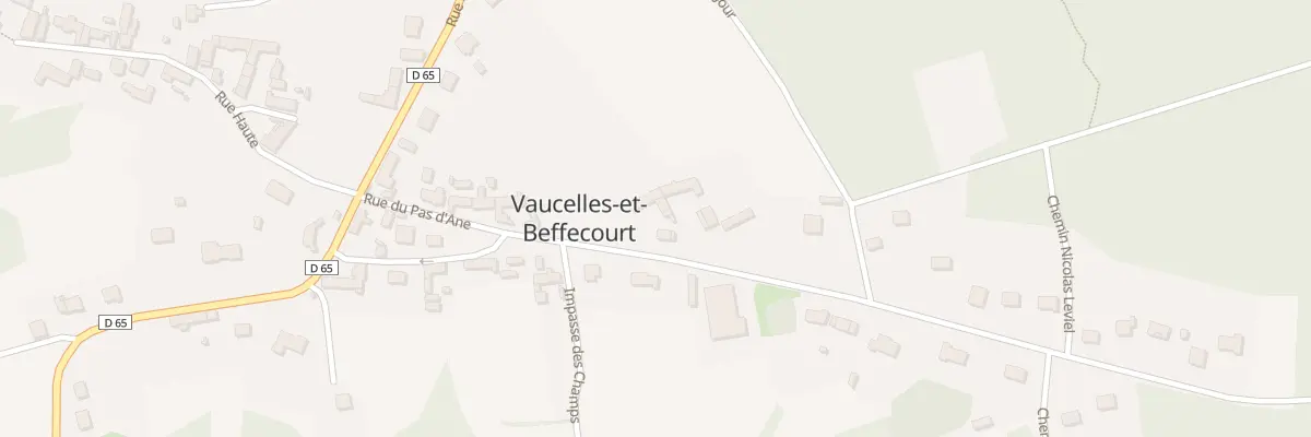 Plan du 9 Rue du Pas d’Ane à Vaucelles-et-Beffecourt