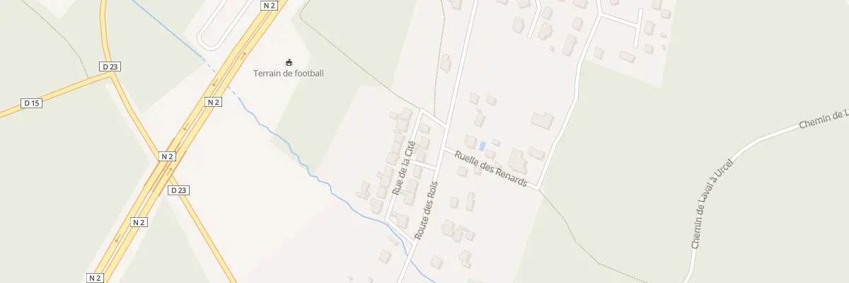 Plan du 59 Rte des Rois à Urcel