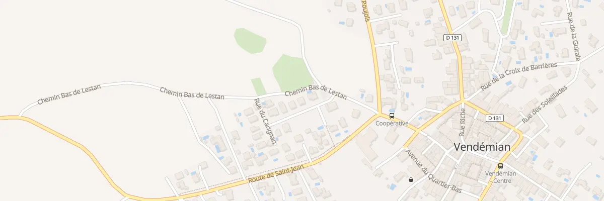 Plan du 13 Rue du Carignan à Vendémian