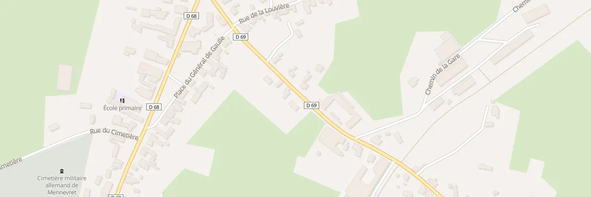 Plan du 10 Rue de Verdun à Mennevret