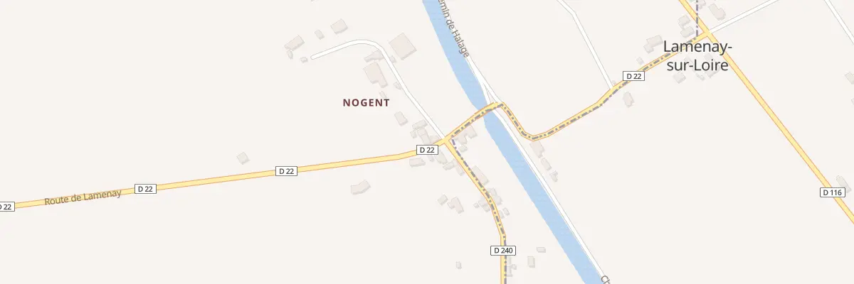 Plan du 3 Nogent à Cossaye