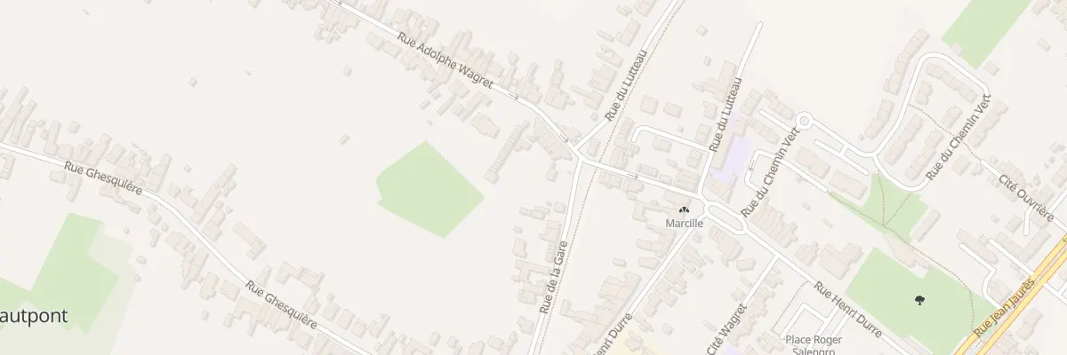 Plan du 16 Rue Adolphe Wagret à Escautpont