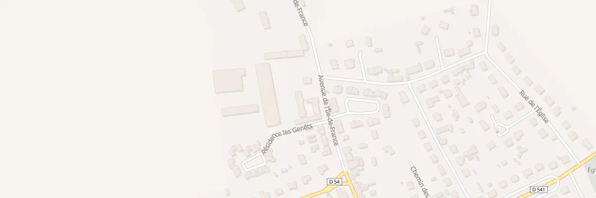 Plan du 61 Av d’Ile de France à Vivaise