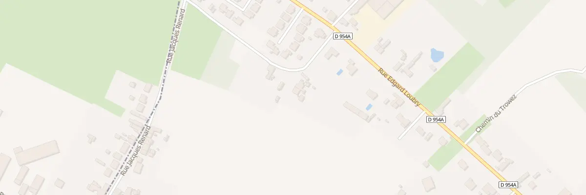 Plan du 2057 Rue Edgard Loubry à Fresnes-sur-Escaut