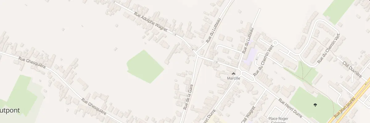 Plan du 14 Rue Adolphe Wagret à Escautpont