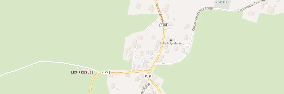 Plan du 15 Rue du Premier Mai à Molles