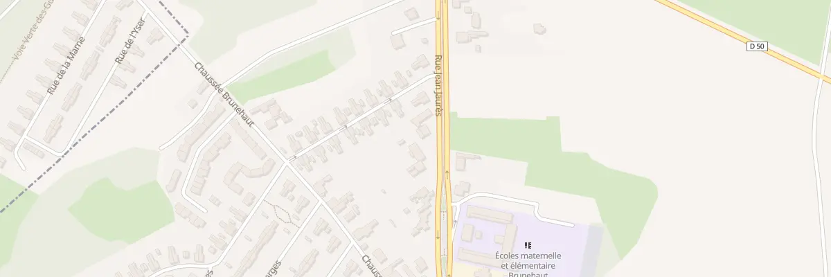 Plan du 147A Rue Jean Jaurès à Escautpont