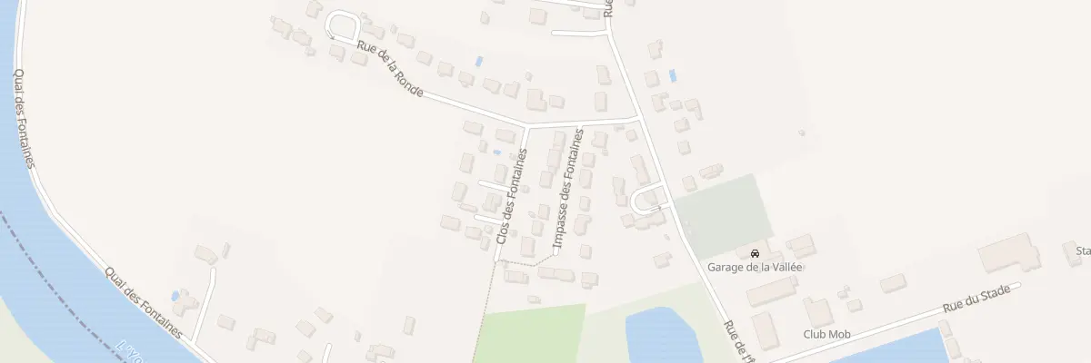 Plan du 6 Imp des Fontaines à Gurgy