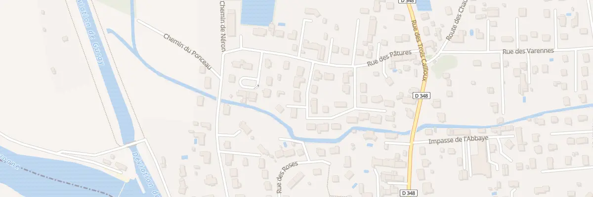 Plan du 5 Rue Clément Vialatte à Gurgy