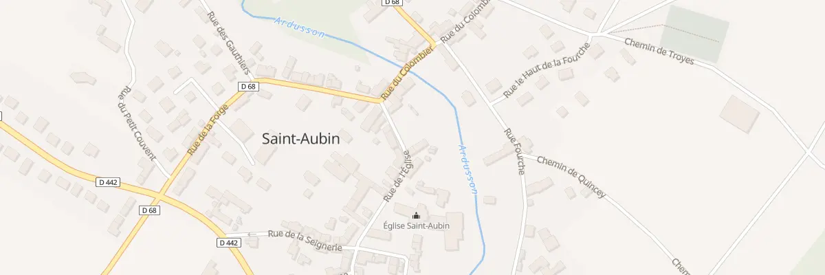 Plan du 5 Rue de l’Eglise à Saint-Aubin