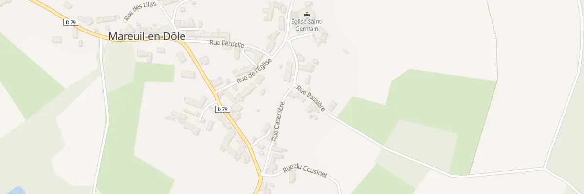 Plan du 2 Rue Bassiere à Mareuil-en-Dôle