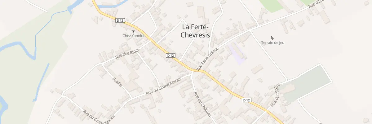 Plan du 21 Rue Jean Jaurès à La Ferté-Chevresis