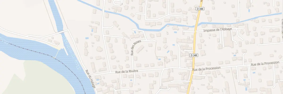 Plan du 6 Rue des Roses à Gurgy