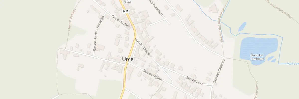 Plan du 7 Rue de l’Ordinier à Urcel