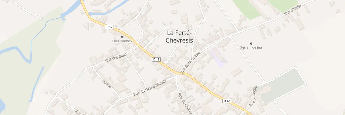 Plan du 23 Rue Jean Jaurès à La Ferté-Chevresis