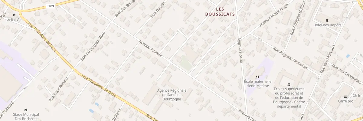 Plan du 28 Av Pasteur à Auxerre