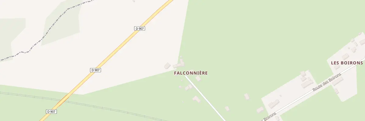 Plan du 5025 Domaine de Falconniere à Billezois